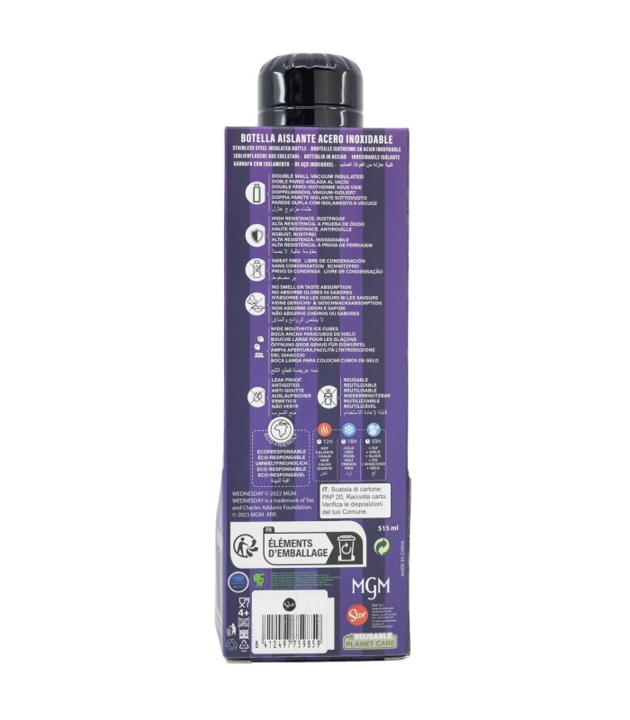 Garrafa Térmica Inox 515 ml Wednesday