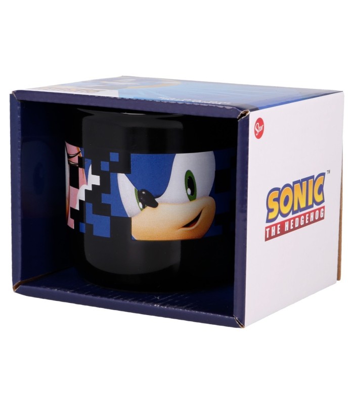 Caneca Cerâmica Sonic 400 ml em Caixa de Presente