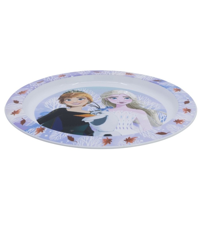 Prato Micro Frozen Folhas de Outono