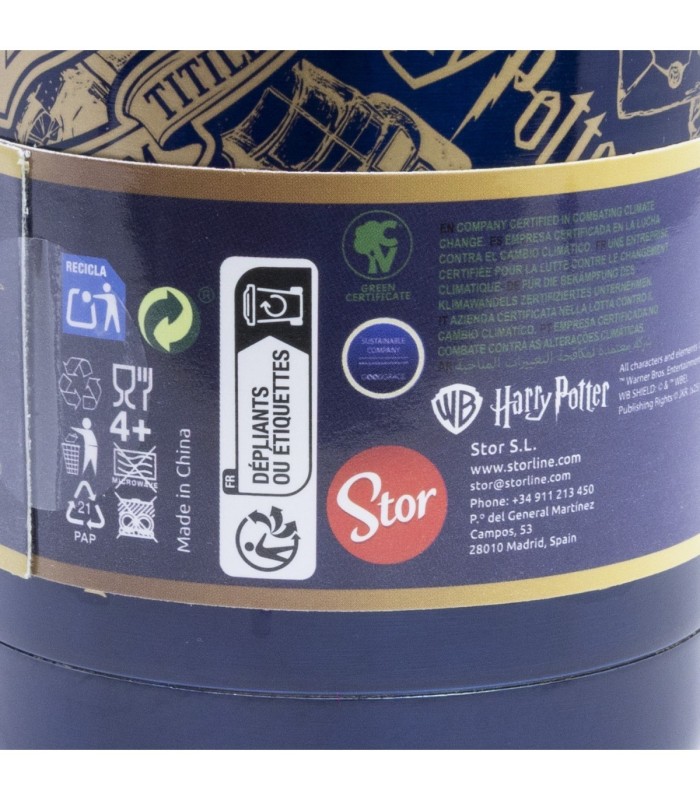 Garrafa Glam Térmica Aço Inoxidável 665 ml Harry Potter